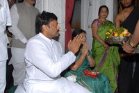 Chiru Visit Film Nagar Temple Photos